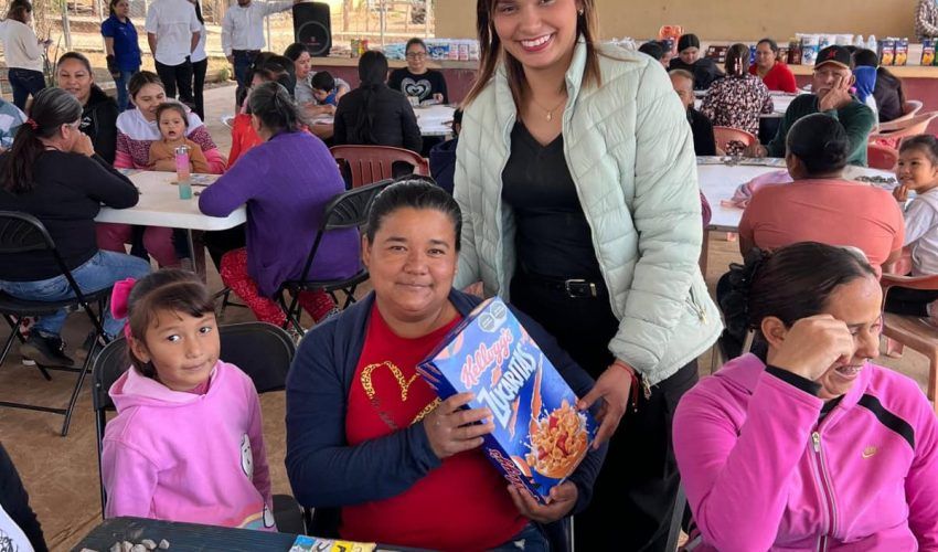 Juego de lotería en el ejido Flechadores